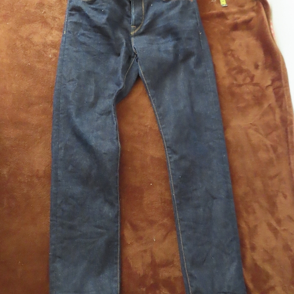 Buck Mason Jeans 30x34 Mens Maverick Slim 14 oz Double Dipped Denim (32x32) - Picture 1 of 7